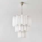Frosted Glass Tubes Chandelier