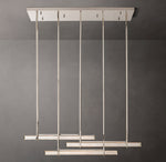 Audubon Crystal Triple Bar Linear Chandelier