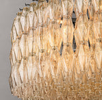 Chiara Clear Glass Round Chandelier 62"