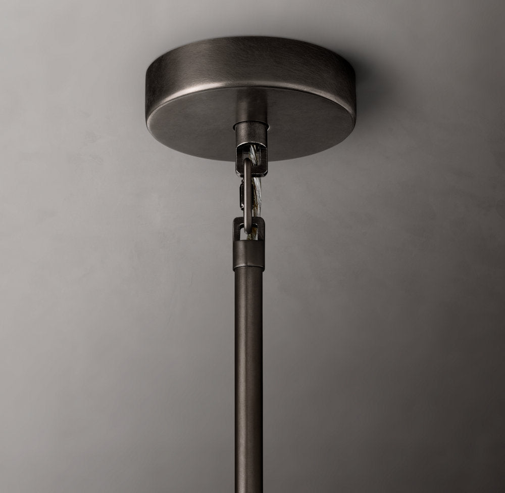 Chiara Clear Glass Tiered Round Chandelier 47"