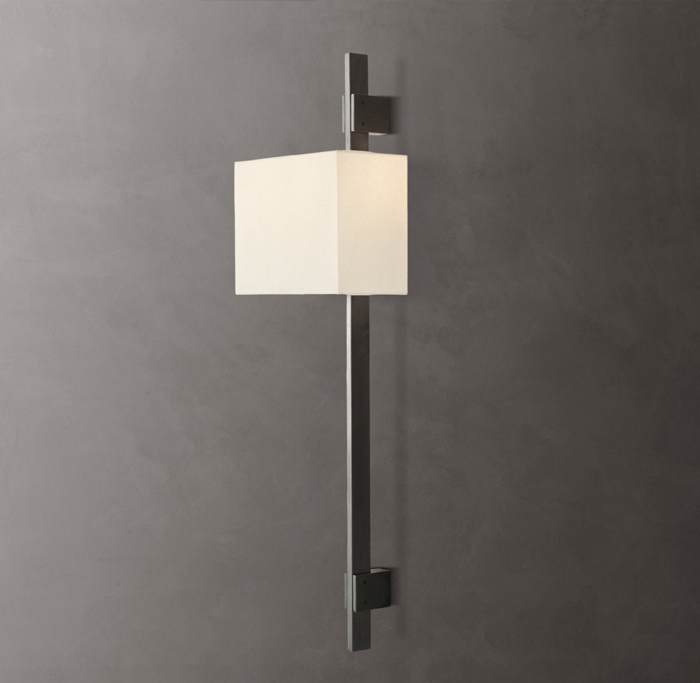 Vela Rectangular Bar Sconce - Rectangular Shade