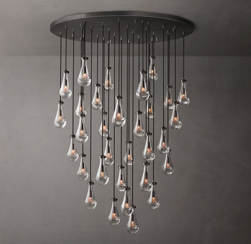 Rain Round Chandelier 60"