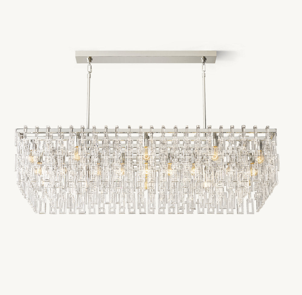 Marignan Rectangular Chandelier 60"