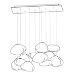 Blown Glass Mesh Pendant Light