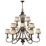 Fifteen-Light Chandelier