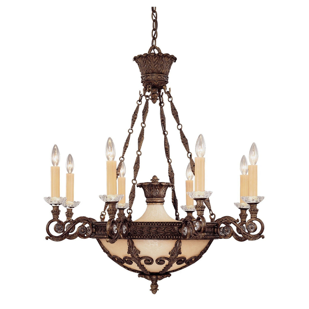 Eight-Light Chandelier