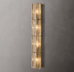 Lattice Smoke Glass Grand Sconce