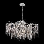Elfassy Chrome 31-Inch 12-Light Chandelier
