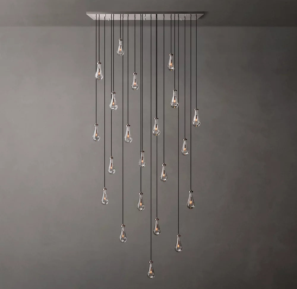 Rain Rectangular Chandelier 72"