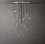 Rain Rectangular Chandelier 72"