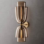 Blom Amber Glass Cloche Grand Sconce