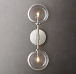 Glass Globe Linear Sconce