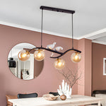 Long Branches Birds Balls 3 Step Dimming Nordic Dining Room Chandeliers