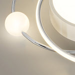 Dia 20'' 3 Step Dimming Nordic LED Ceiling Lights Dimmable with Remote