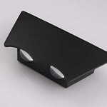 LED Up and Down Lights Waterproof Black Modern Sconce Wall Washer Light