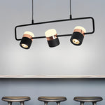 Rotatable Creative Electroplated Metal LED Nordic Chandelier Pendant Lights