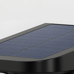 Modern LED Black Outdoor Solar Wall Lights with Motion Sensor