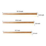 Natural Wooden LED Bathroom Vanity Light with Plastic Shade Mirror Lighting Fixture