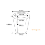 Luminous Flowerpot Colorful Light Rechargeable Solar Outdoor Lights with Remote