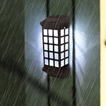 Solar LED Light-controlled Motion Sensor Modern Outdoor Wall Lamp