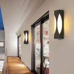 Creative Rectangular Waterproof LED Black Modern Outdoor Wall Sconce Lighting