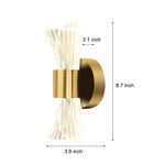 Trumpet Creative up down Lighting LED Three Step Dimming Modern Wall Lamp