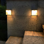 Square Intelligent Motion Sensor LED Waterproof Solar Outdoor Lights
