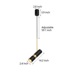 Creative Cylindrical LED Three Step Dimming Modern Pendant Lights Hanging Lamp