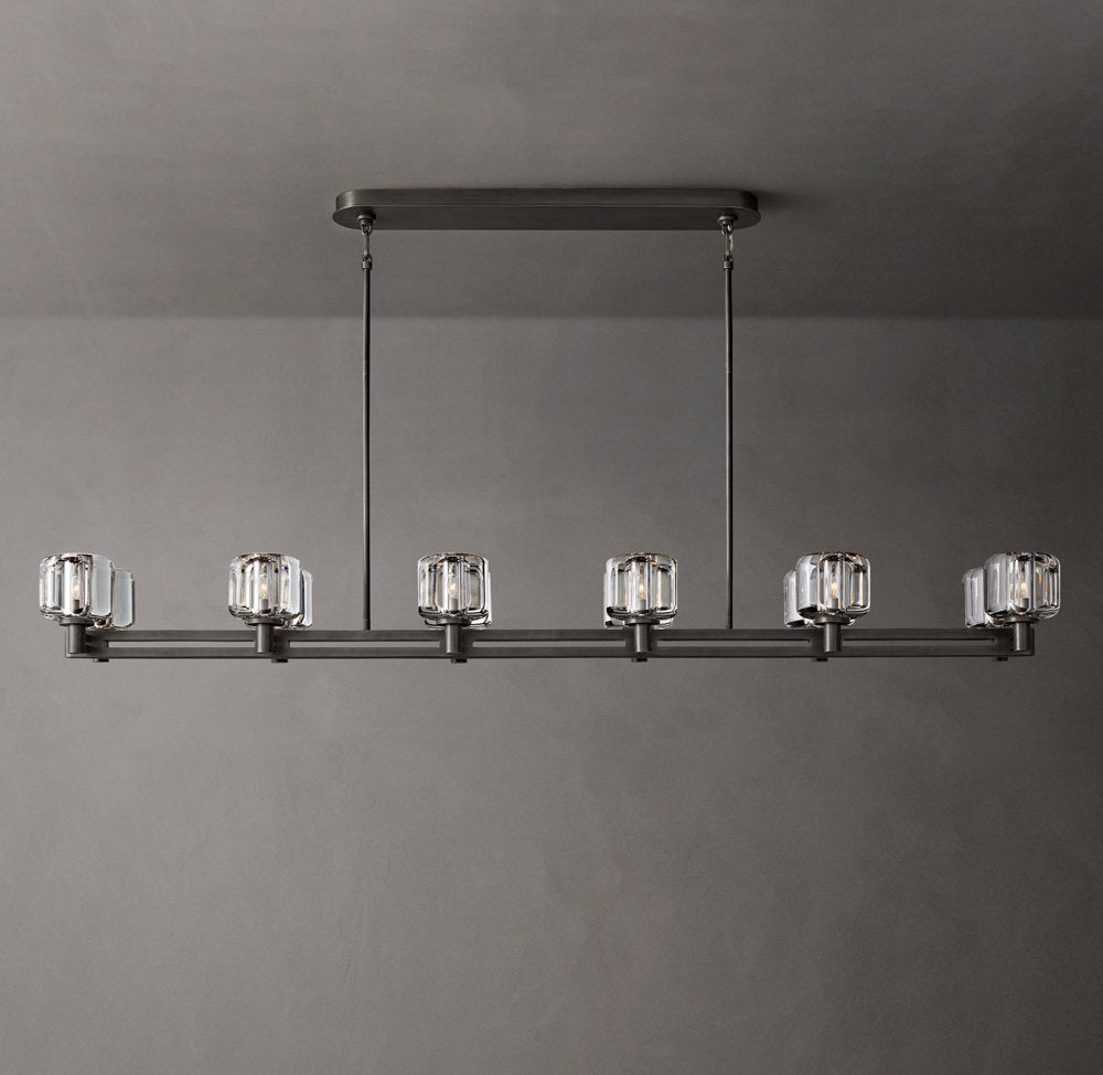 Demaret Double Linear Chandelier 72"