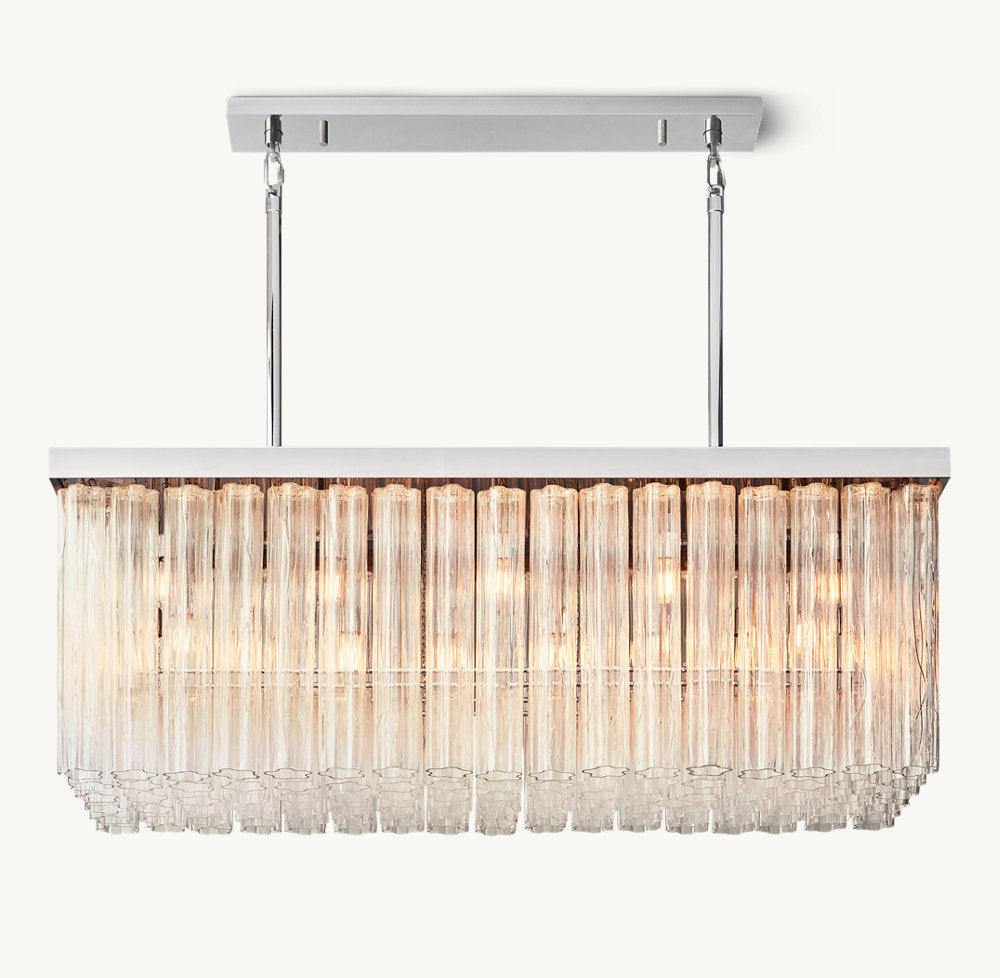 Cielo Rectangular Chandelier 54"