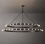 Vitoria Round Two Tiered Chandelier 72"