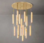 Audubon Alabaster Round Chandelier 40"