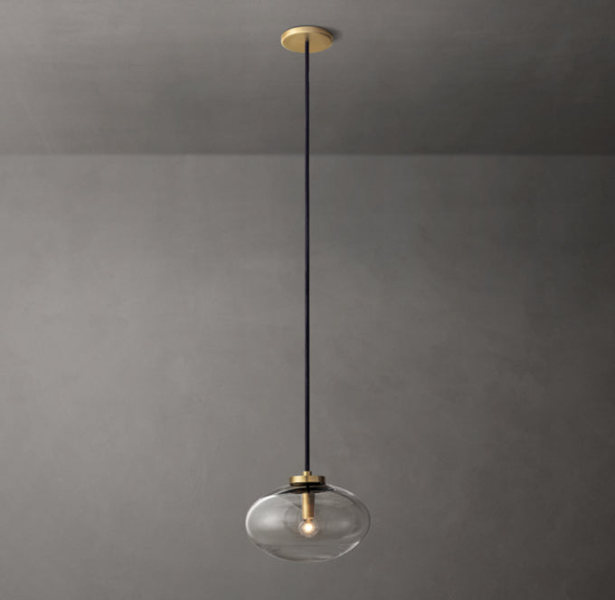 Cabrette Clear Glass Pendant