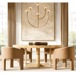 Pedra Round Chandelier 32"