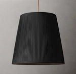 Reed?Pleated Barrel Pendant