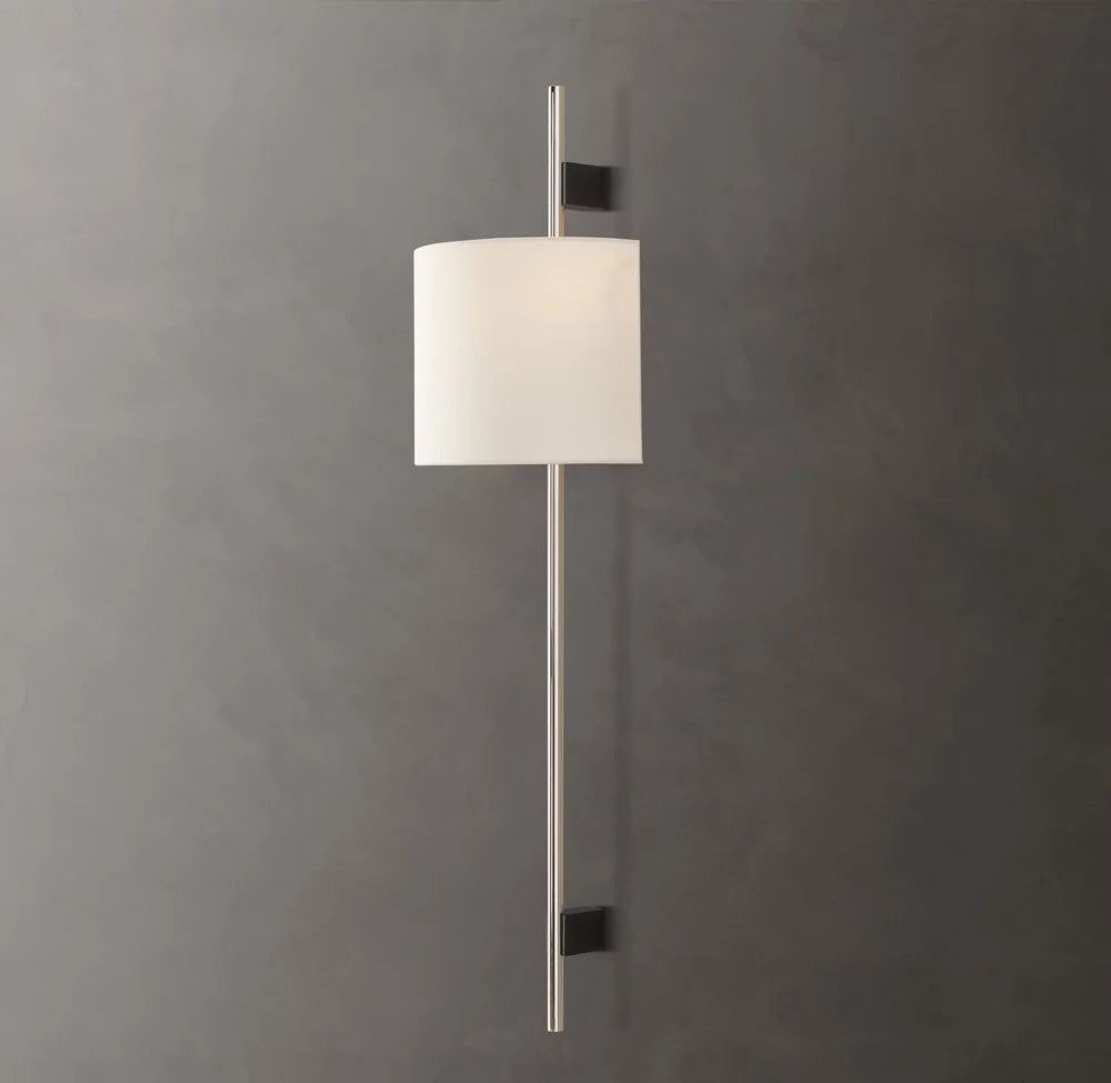 Vela Round Bar Sconce - Round Shade