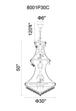 Empire 38 Light Chandelier