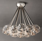 Boule De Cristal Clear Glass Flushmount 24"