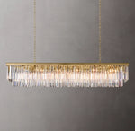 1920s Odeon Rectangular Chandelier 72"
