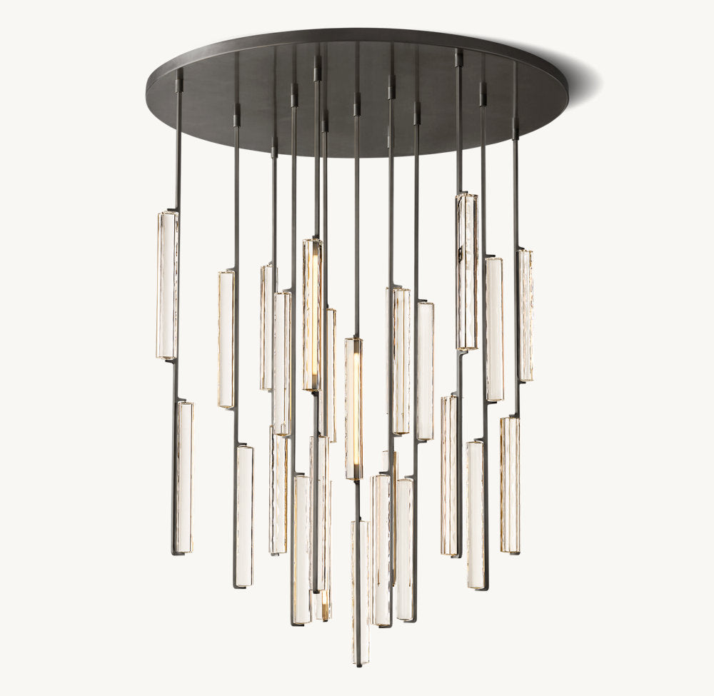 Audubon Crystal Round Chandelier 56"