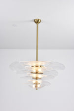 Petals Gold Murano Chandelier