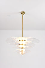 Petals Gold Murano Chandelier