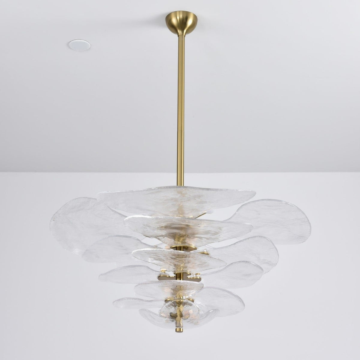 Petals Gold Murano Chandelier