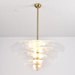 Petals Gold Murano Chandelier