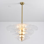 Petals Gold Murano Chandelier