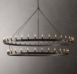 Camino Vintage Candelabra Two-Tier Chandelier 71"