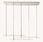Audubon Crystal Triple Bar Linear Chandelier
