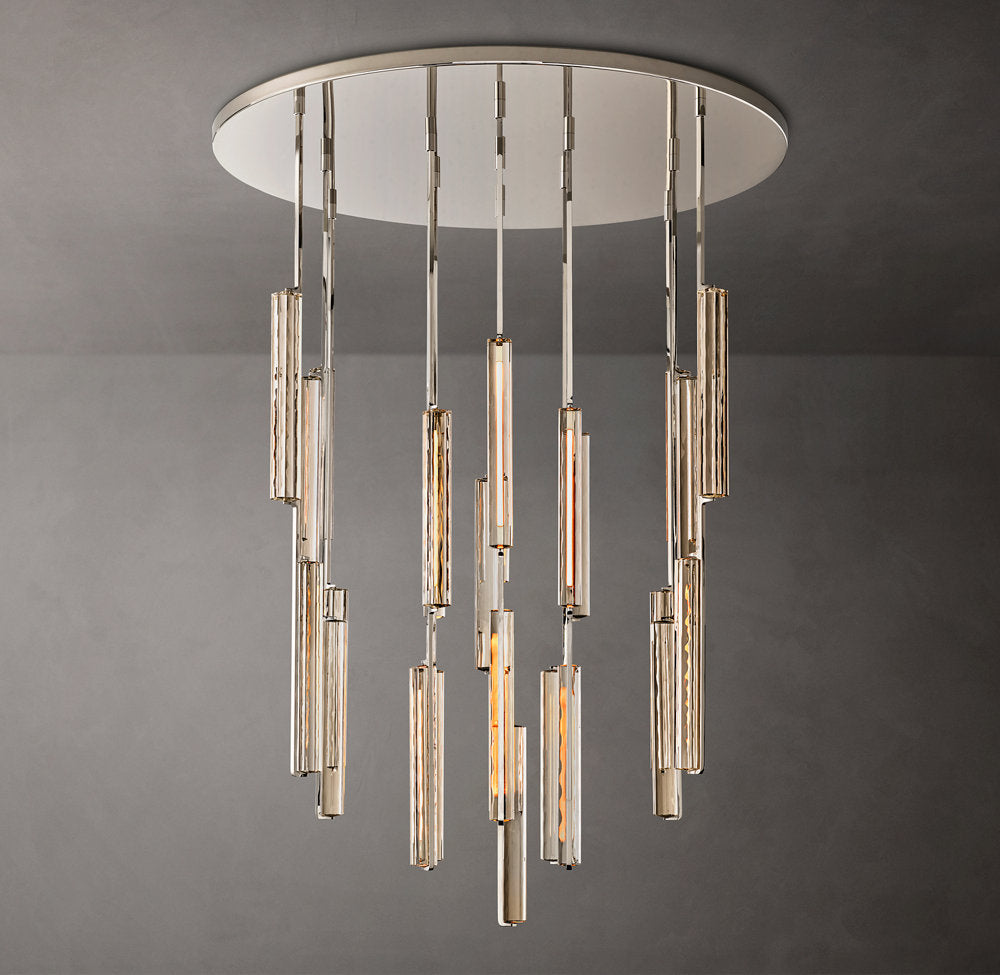 Audubon Crystal Round Chandelier 56"