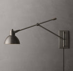 Machinist Swing-Arm Task Sconce