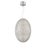 Encore Chrome 24 Light Pendant with Crystal Shade
